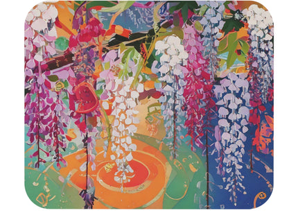 Golden Wisteria Elegance Mouse Pad (Rectangle)