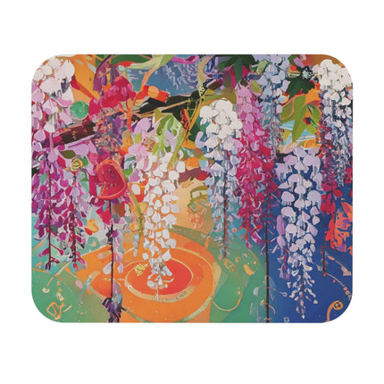 Golden Wisteria Elegance Mouse Pad (Rectangle)