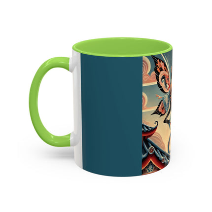 Dragon Fairy of the Temple Colorful Mugs (11oz, 15oz)