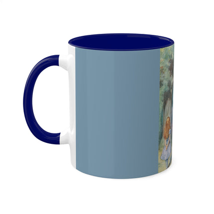 “I growl when I’m pleased, and wag my tail when I’m angry” by Sir John Tenniel Colorful Mugs, 11oz