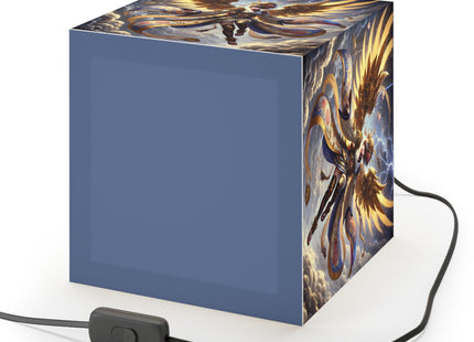 Valkyrie Descending Through Storm Light Cube Lamp