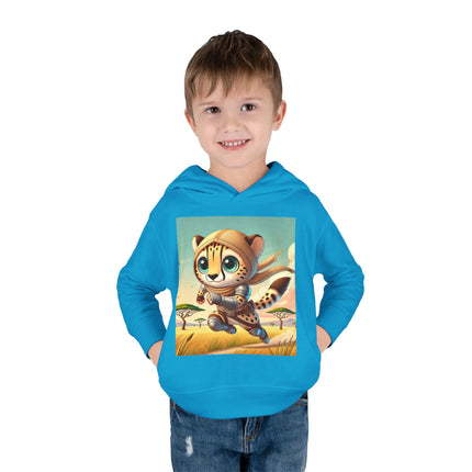 Swift Cheetah Toddler Pullover Fleece Hoodie