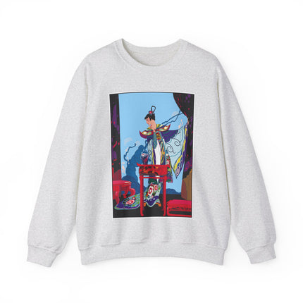 A Visual Journey by Umberto Brunelleschi Women's Heavy Blend™ Crewneck Sweatshirt
