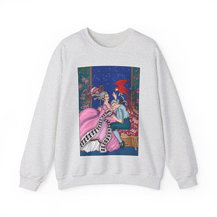 The Jealous Parrot by George Barbier Heavy Blend™ Crewneck Sweatshirt