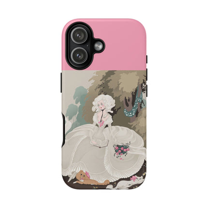 Rococo Garden Reader Phone Case – Whimsical Elegance & Timeless Charm