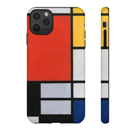 Composition with Red, Yellow, Blue, and Black by Piet Mondrian Phone Cases