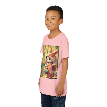 Geisha Kitten’s Easter Stroll Youth Short Sleeve Tee