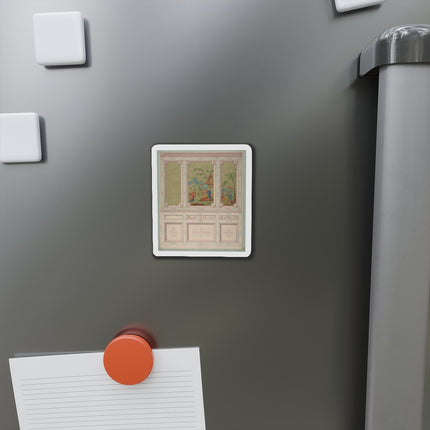 Chinoiserie scenes by Anonymous Die-Cut Magnets (5 Sizes)