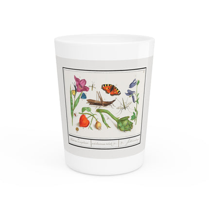 Natural History Ensemble, No. 17 by Anselmus Boëtius de Boodt Ceramic Shot Glass