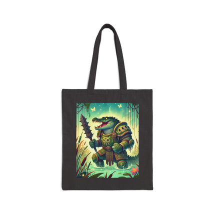 Swamp Tyrant Cotton Canvas Tote Bag