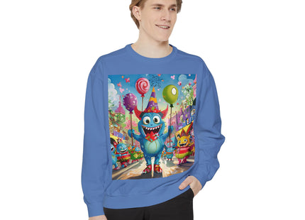 Monster Parade Madness Unisex Garment-Dyed Sweatshirt