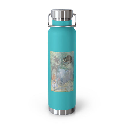 “I growl when I’m pleased, and wag my tail when I’m angry” by Sir John Tenniel Copper Vacuum Insulated Bottle, 22oz