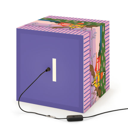 Elegance and Blooms Light Cube Lamp
