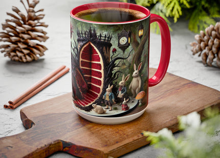 Malice in Wonderland – Gothic Halloween Colorful Mugs (11oz, 15oz)
