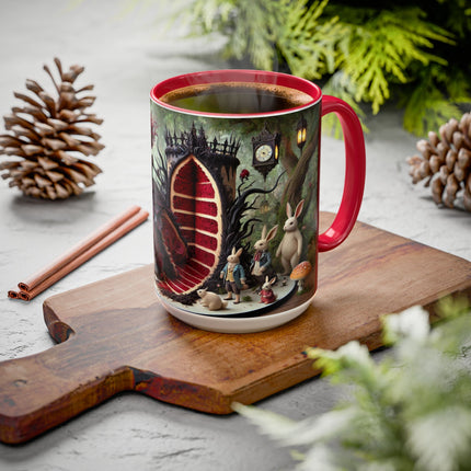 Malice in Wonderland – Gothic Halloween Colorful Mugs (11oz, 15oz)
