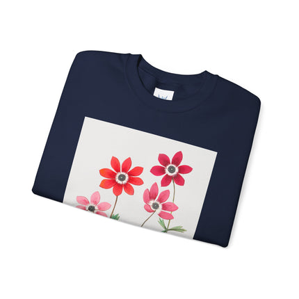 Anemoon, Anemone by Anselmus Boëtius de Boodt Heavy Blend™ Crewneck Sweatshirt