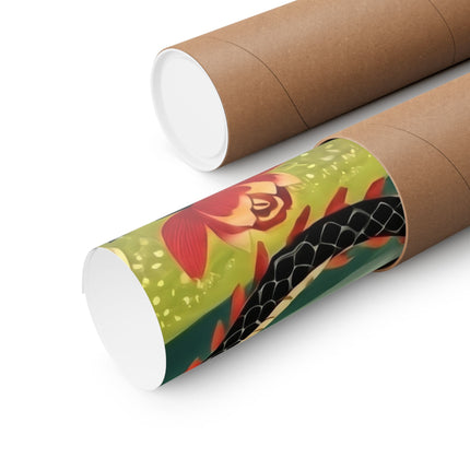 🐉🧚 The Dragon Fairy's Stride Matte Vertical Poster – Strength, Grace & Stormbound Magic