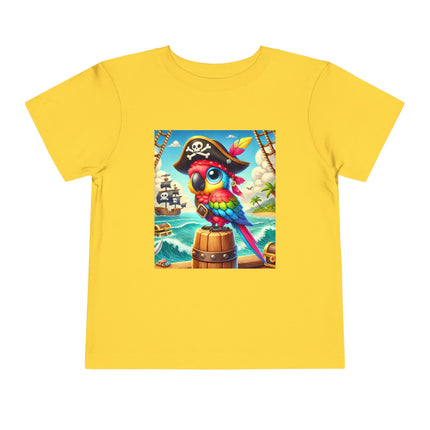 Captain Parrot and the Treasure Seas Toddler Short Sleeve Tee