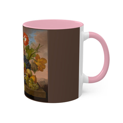 Floral Still Life by Franz Xaver Petter Colorful Mugs, 11oz