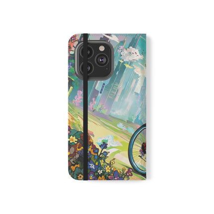 🐸🚵 Cyberpunk Frog Flip Case – High-Tech Adventure & Neon Velocity