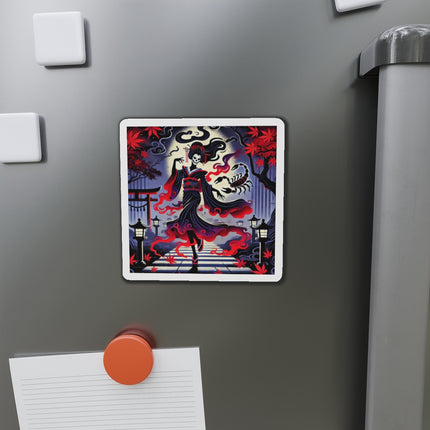 Halloween Sorceress Die-Cut Magnets (4 Sizes)