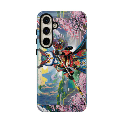 Cyberpunk Samurai Owl Phone Cases