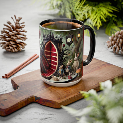 Malice in Wonderland – Gothic Halloween Colorful Mugs (11oz, 15oz)