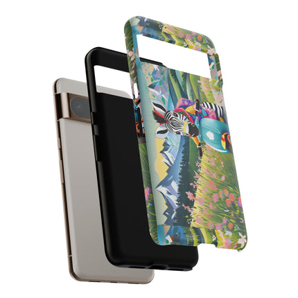 Stripes on Wheels Phone Cases