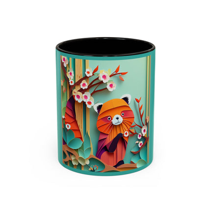 A Playful Red Panda Colorful Mugs (11oz, 15oz)