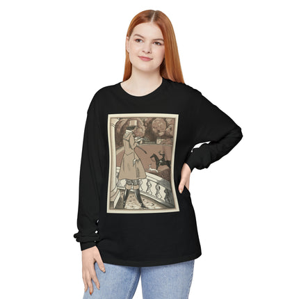 Amazone by Fernand Siméon Unisex Garment-dyed Long Sleeve T-Shirt