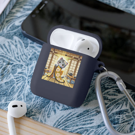 Playful Kitten in the Tea Room AirPods and AirPods Pro Case