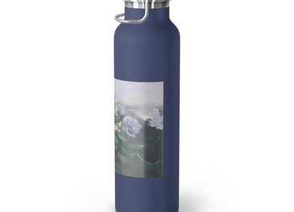 Water Lilies by Karl Hagemeister Copper Vacuum Insulated Bottle, 22oz