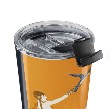 Falcon Mistress 20oz Tumbler – Art Deco Majesty & Mythic Freedom