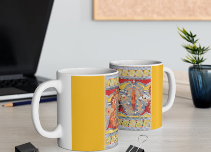 Reproduction of the Shield Frieze by Emile Gilliéron Ceramic Mug 11oz