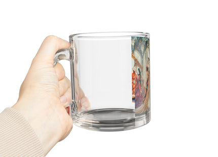 Couture & Wings Glass Mug, 10oz
