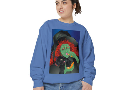 Mirror, Mirror A Witch's Touch Unisex Garment-Dyed Sweatshirt