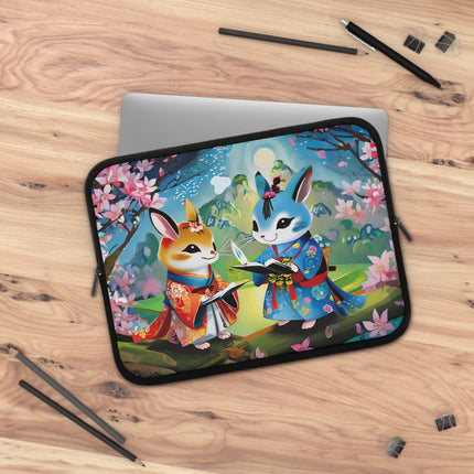 Fairy Animals Writing Wishes Laptop Sleeve