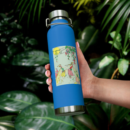 Moonlit Dance of Enchanting Fairies Copper Vacuum Insulated Bottle, 22 oz