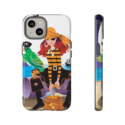Moonlit Pirate Halloween Phone Cases