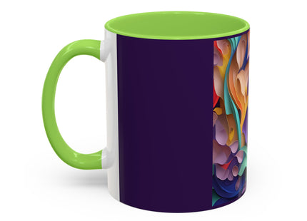 The Elegant Iris Flower Colorful Mugs (11oz, 15oz)