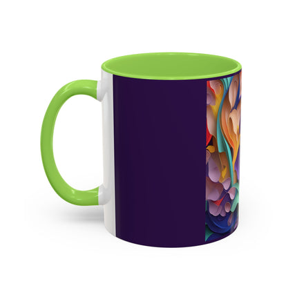 The Elegant Iris Flower Colorful Mugs (11oz, 15oz)