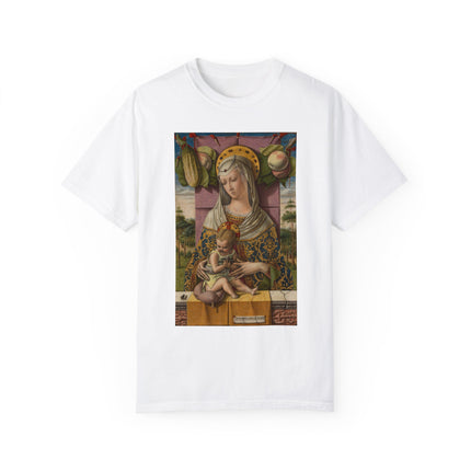 Madonna and Child by Carlo Crivelli Unisex Garment-Dyed T-shirt