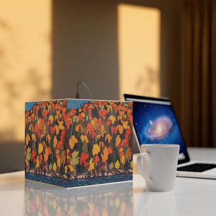 Autumn Foliage by Tom Thomson Light Cube Lamp