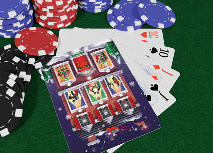 A Christmas Eve Celebration Playing Cards