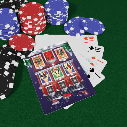 A Christmas Eve Celebration Playing Cards