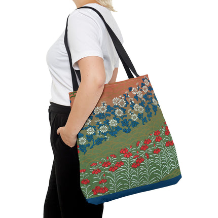 Japanese Flower Pattern II by G.A. Audsley Tote Bag (AOP)