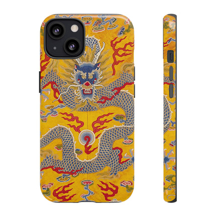 Majestic Dragon Regalia – Imperial 12-Symbol Robe Phone Cases