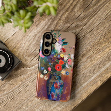 Bouquet of Flowers by Odilon Redon Phone Cases