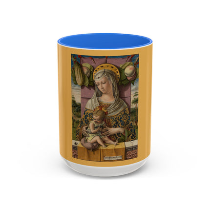 Madonna and Child by Carlo Crivelli Colorful Mugs (11oz, 15oz)