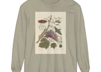 Botanical Pl.49 by Maria Sibylla Garment-dyed Long Sleeve T-Shirt